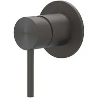 Ivy Aia Concord Inbouw douchemengkraan eenhendel inclusief inbouwdeel RVS316 geborsteld carbon black PVD