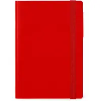 Legami AGENDA 2025 - Week op 2 pagina's - verticaal - 12x18cm - hardcover - RADIANT RED