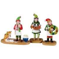 Lemax Kerstminiatuur | | Crafty Elves | Santas Wonderland | Set van 3