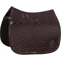 Eskadron Zadeldek Platinum Mattglow Bow Dressuur Donkerbruin