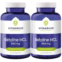 Vitakruid 2x Betaïne Hcl 650 Mg 120 Tabletten