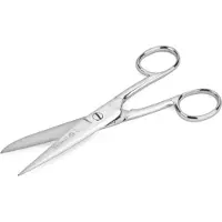 Mundial Multifunctionele Schaar 437-6 Professional - 15,2 cm - Vernikkeld - Ergonomisch Handvat