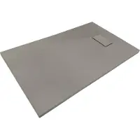 Linea Uno - Numa 120x90 cm - Grijs - Douchebak - - 991194