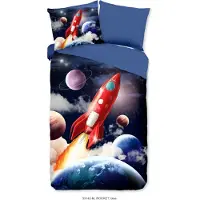 Pure kinderdekbedovertrek Rocket - microvezel