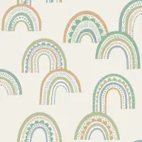 Dutch Wallcoverings - Dream Catcher- Rainbow Green/Teal - 13283