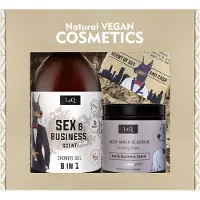 LAQ Doberman Cadeaus Mannen – Vegan Geschenkset met Shower Gel + Body Scrub Paste + Soap Bar – Natuurlijke Mannen Cadeautjes – 815g