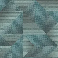 Dutch Wallcoverings - Exclusive Threads Geometric Aqua - TP422976