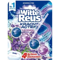 Witte Reus Kracht Actief Lavendel Toiletblok 50g - WC blokjes - Voordeelverpakking - 10 stuks