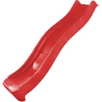 Axi Sky220 Glijbaan met wateraansluiting in Rood - 220 cm Aanbouwglijbaan van Kunststof voor Platformhoogte 120cm