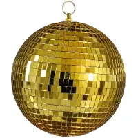House of Seasons Kerstbal d20cm spiegel goud