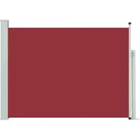 vidaXL Tuinscherm uittrekbaar 120x500 cm rood
