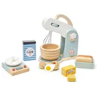 Tender Leaf Toys Houten Speelgoed - Mixer - 27 Onderdelen - - OneSize - Speelgoedeten
