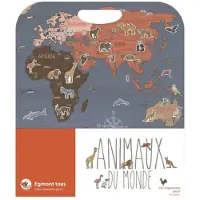 Egmont toys Reuzenmagneetspel Dieren van de Wereld (Duits, Frans, Italiaans, Engels)