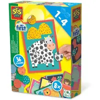 SES Creative My first - Dierenprint stickers Hobbypakket