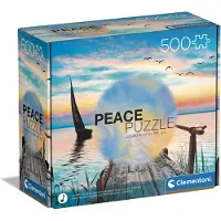 Clementoni 35121 Peaceful Wind 500 stukjes, Made in Italy, legpuzzel voor volwassenen, veelkleurig, medium