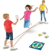 SES Creative Jump! Animals Card Game - Bungee Jumping for Kids Ages 3 and Up -