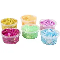 Adlibris Glitter Clay 6x20 ml Basiskleuren