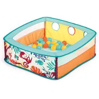 Ludi Box m. Ballen - 80x80x30 cm - Jungle - - OneSize - Ballenbakken
