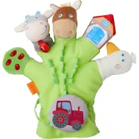 Haba speelhandschoen boerderij 25 cm junior polyester groen