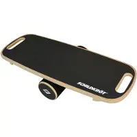 Schildkröt Fitness - Wooden Balance Board One Size, zwart/bruin