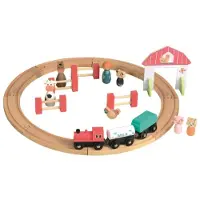 Egmont Treinbaan hout met trein en figuurtjes 45x45 cm