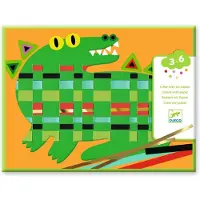 Djeco Papieren weefset - DJECO meerkleurig