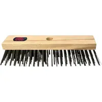 Synx Tools Onkruidbezem van Staaldraad bezem - staaldraadbezem - staalborstel - Zonder steel