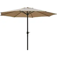 PimXL Luxe Parasol - Stokparasol - Ø300cm - Ecru