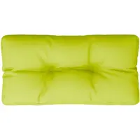 vidaXL Palletkussen 70x40x12 cm stof heldergroen