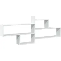 vidaXL Wandschap 167,5x18x68 cm bewerkt hout wit