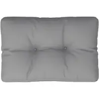 vidaXL Palletkussen 50x40x12 cm stof grijs