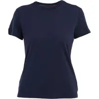 Icebreaker - Dames wandel- en bergkleding - W Merino Core SS Tee Midnight Navy voor Dames van Wol - Maat XS - Marine blauw