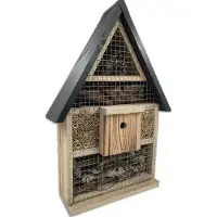 Garden Spirit Insectenhotel & Hommelkast - 2 in 1 - Insectenhuis - - Grijs - 203177