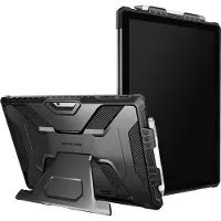 Supcase Case voor Microsoft Surface Pro 5, 6, 7 Schokbestendig met standaard, Zwart