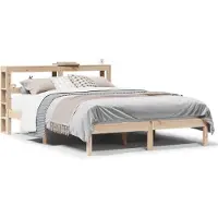 vidaXL Bedframe zonder matras massief grenenhout 120x200 cm