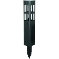 Luxform Solar Staande Buitenlamp Florida Zwart 7 X 7 X 49 Cm