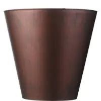 Prosperplast plantenpot - kunststof - brons - D30 x H28 cm - Plantenpotten