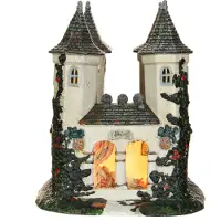 Luville Efteling Kasteel doornroosje l17.5b18.5h21cm