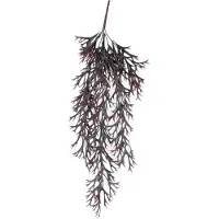 Mica Decorations Kunsthangplant Hertshoornvaren Rood H 84 Cm