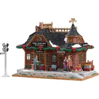 Lemax Kersthuisje East Junction Station (treinstation) 23,5 X 14,5 X 18,5 Cm