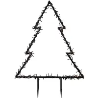 Luca Lighting Tuinsteker Kerstboom 53 X 1 X 75 Cm Met 175 LED Lampjes Warm Wit
