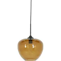 Light & Living Hanglamp Ø30x25 cm MAYSON glas bruin+zwart