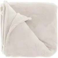 Unique living plaid bailey eco 130x180cm white tint