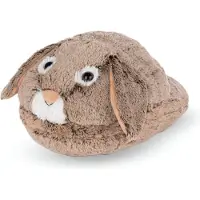 Rappa Voetenwarmer, konijn, junior, 35 x 25 cm, pluche, bruin