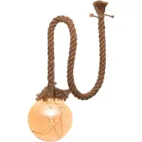 Intratuin Kerstlamp Met Touw Goud D 15 Cm Met 10 Lampjes Warm Wit