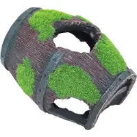 Boon Aquarium Decoratie Ton Met Gaten En Mos Multi D 11,5 H 15,5 Cm