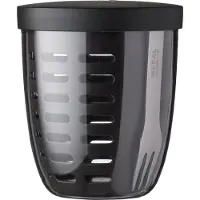 Mepal Fruit & Veggie Pot Ellipse Zwart D 10,7 H 12,7 Cm