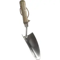 Talentools Dutch Garden Verplantschep Naturel / Zilver 7,5 X 8 X 34 Cm