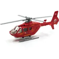 Jägerndorfer Kerstdorp Set Helikopter Rood