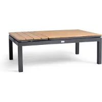 Tierra Outdoor Loungetafel Flip-Up Naturel 120 X 79 X 42 Cm